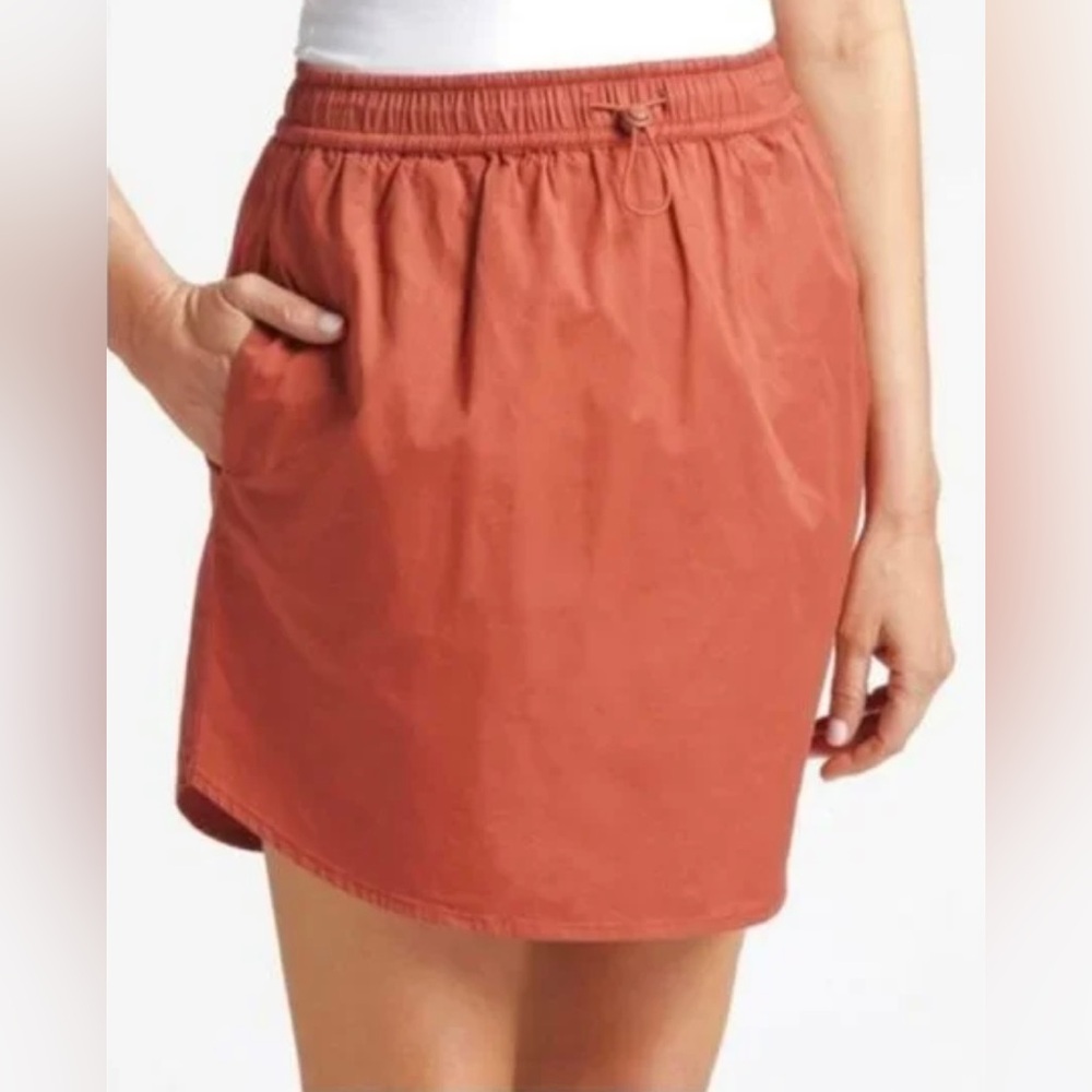 Sundry x Evereve Sunday Terracotta Drawstring Utility Pocket Skirt size 3